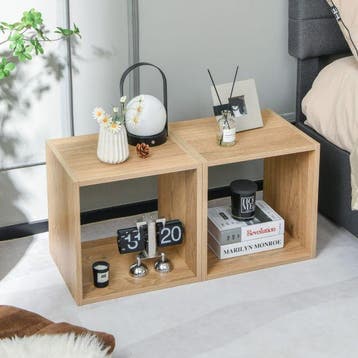 2dekans | Set van 2 Opbergplanken 2 Opbergkubussen, Ophalen of Verzenden, Zo goed als nieuw