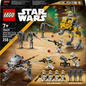 LEGO Star Wars 327th Star Corps Clone Troopers Battle Pack, Ophalen of Verzenden, Nieuw, Lego
