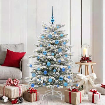 vidaXL Kunstmatige Inklapbare Kerstboom Wit 150 cm PE en PVC, Verzenden, Nieuw
