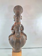 Vaas - Terracotta - Prachtige Mangbetu-vaas