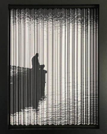 R. Kingmans - Wire sculpture Meditative, Antiek en Kunst