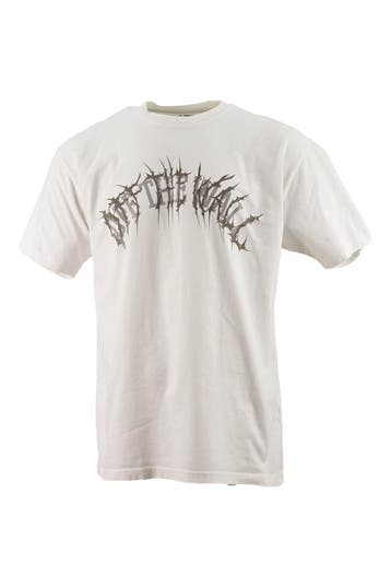 Vans T-shirt in maat L Wit, Verzenden, Gedragen, Wit, Vans