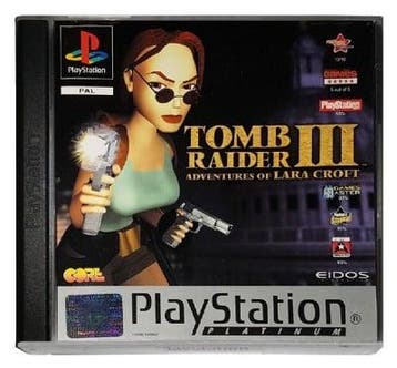 Tomb Raider III Platinum (PS1 tweedehands game), Spelcomputers en Games, Games | Sony PlayStation 1, Ophalen of Verzenden, Zo goed als nieuw