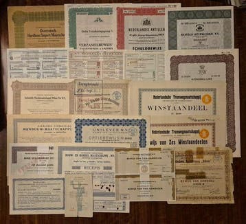 Nederland. - 1887-1977 Collectie 21x verschillende