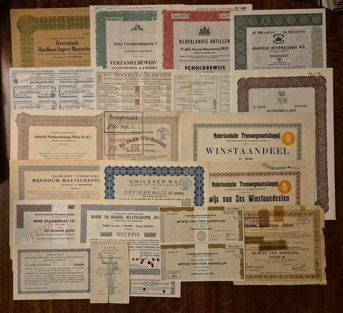 Nederland. - 1887-1977 Collectie 21x verschillende, Antiek en Kunst, Antiek | Speelgoed