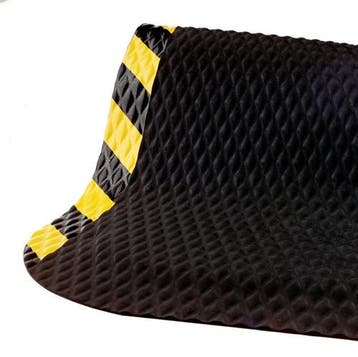 Hog Heaven Max rubber werkplaatsmat - Gele rand, Verzenden, Nieuw