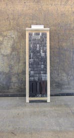 Drukblokken - een letterbak gevuld met een volledig alfabet