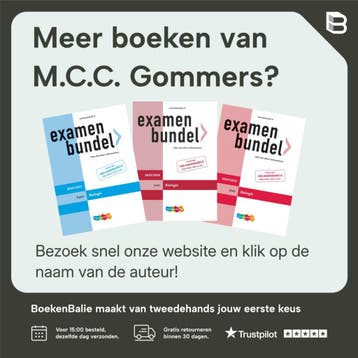 Examenbundel / vmbo-gt/mavo Biologie 2023/2024 9789006648225, Boeken, Verzenden, Gelezen, M.C.C. Gommers