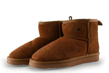 Warmbat Enkellaarzen in maat 39 Cognac, Overige kleuren, Verzenden, Lage of Enkellaarzen, Zo goed als nieuw