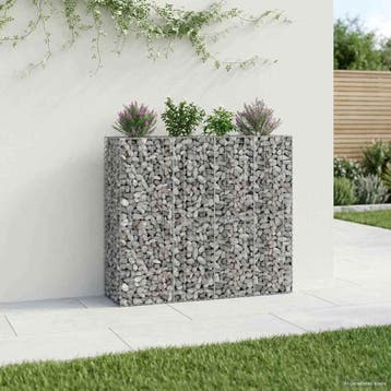 vidaXL Gabion Verhoogd Bed 2 st 170 x 50 x 150 cm, Verzenden, Nieuw, IJzer