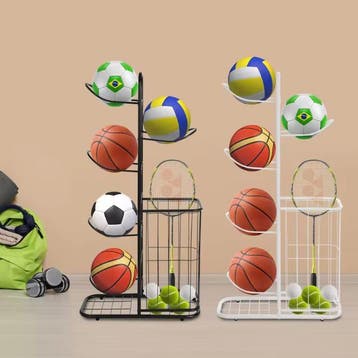 Sport Ballenrek 5-Laags – Vrijstaand Rek met Mand, Verzenden, Nieuw
