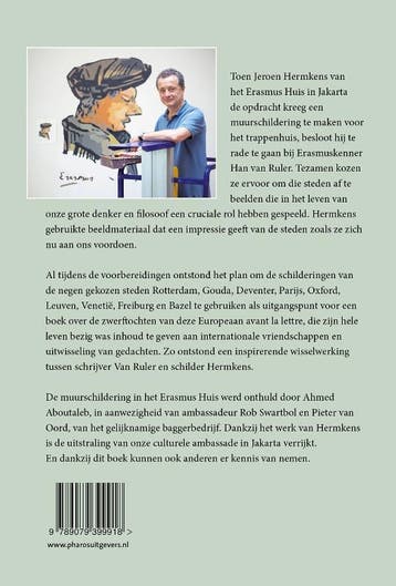 In de voetsporen van Erasmus 9789079399918 Jeroen Hermkens, Verzenden, Zo goed als nieuw, Jeroen Hermkens