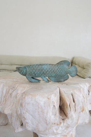 sculptuur, NO RESERVE PRICE - Sculpture, Arowana Fish