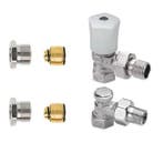 Aansluitset haaks 16mm open/dicht, Verzenden, Nieuw