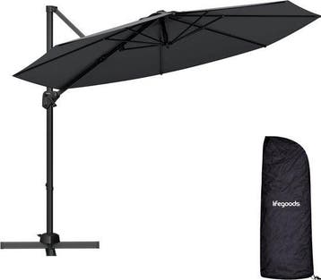 2dekans | LifeGoods Zweefparasol - 6 Standen - 360°, Ophalen of Verzenden, Zo goed als nieuw