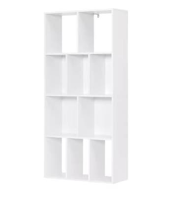 Witte Boekenkast 10 Vakken – Staande Opbergkast 60x120 cm, Verzenden, Nieuw