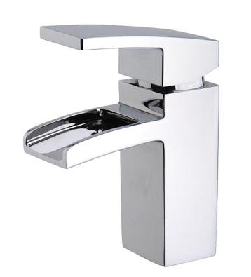 Rombo waterval-kraan+klikwaste chroom, Verzenden, Nieuw