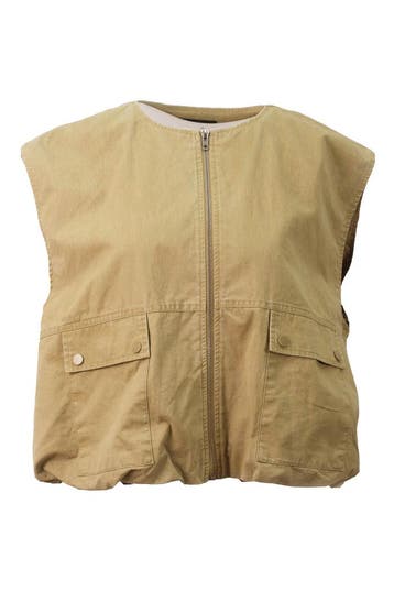 Refined Department Vest in maat M Beige, Refined Department, Verzenden, Zo goed als nieuw, Beige