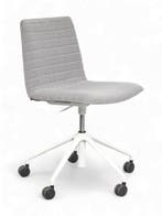 Andreu World vergaderstoel, Flex High Back, grijs-wit, Ophalen of Verzenden, Gebruikt, Zwart