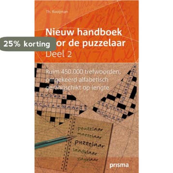 Nieuw handboek voor de puzzelaar - Theo C.M. Kooijman, Verzenden, Gelezen, Theo C.M. Kooijman