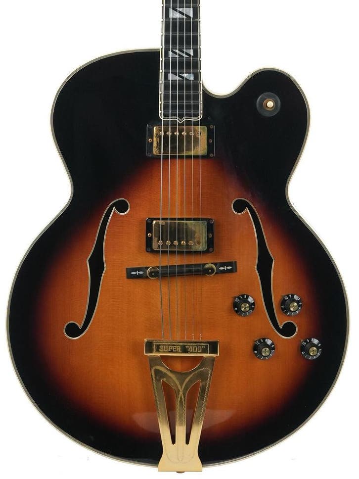 Gibson Super 400 CES Sunburst 1974 (Instrument,Archtop), Muziek en Instrumenten, Snaarinstrumenten | Gitaren | Elektrisch, Hollow body