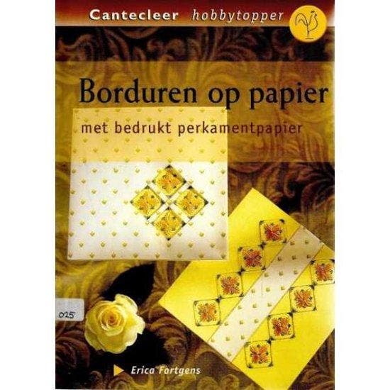 Borduren op papier met bedrukt perkamentpapier / Cantecleer, Boeken, Hobby en Vrije tijd, Gelezen, Verzenden