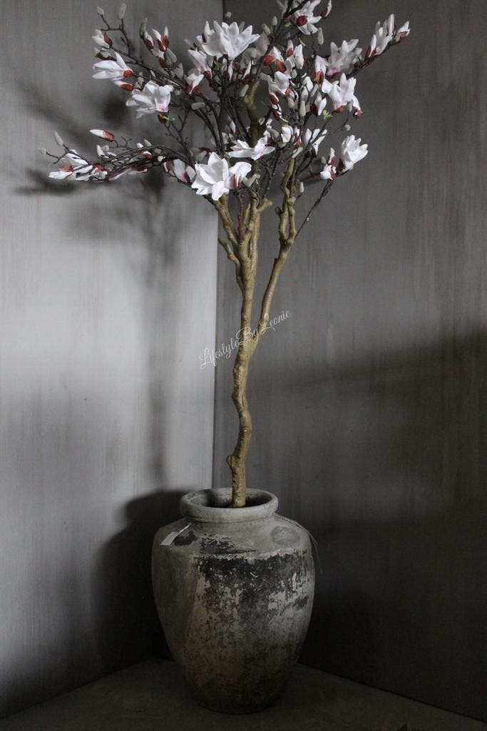 Namaak Magnolia boom 210 cm, Huis en Inrichting, Woonaccessoires | Kunstplanten en Kunstbloemen, Nieuw, Ophalen of Verzenden