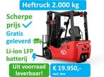 Elektrische heftruck | vingertipbediening | 2000 kg | 3-wiel, Heftruck, 1000 tot 2000 kg, Elektrisch, Verzenden