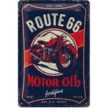 Route 66 motor oil reclamebord, Verzenden, Nieuw
