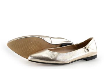 Nelson Ballerinas in maat 37 Goud, Kleding | Dames, Schoenen, Overige kleuren, Verzenden, Ballerina's, Zo goed als nieuw