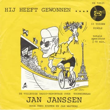 vinyl single 7 inch - Theo Koomen - Jan Wauters â Hij H., Verzenden, Zo goed als nieuw, 7 inch, Nederlandstalig