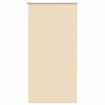 vidaXL Rolgordijn verduisterend 80x130cm stofbreedte 75,7 cm, Verzenden, Nieuw, Beige