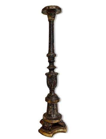 Kaarsenhouder - Hout - Kandelaar - 54 cm