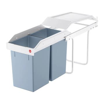 Hailo Multi-box duo L inbouw afvalscheidingssysteem 2x14 ltr, Verzenden, Nieuw