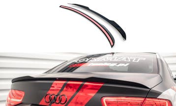 Spoiler Audi S8 D4 Maxton Glans Zwart, Ophalen of Verzenden, Nieuw