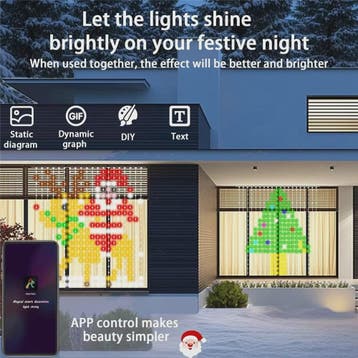 Slimme LED Gordijnlamp met APP-bediening - Creëer Unieke Sfe, Verzenden, Nieuw