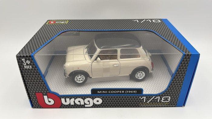 Bburago 1:18 - Modelauto - Mini Cooper 1969 - (COD.D3), Hobby en Vrije tijd, Modelauto's | 1:5 tot 1:12