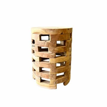 Bijzettafel blocksOverige teak kasten, Huis en Inrichting, Kasten | Overige, Ophalen of Verzenden, Nieuw