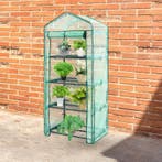 Tuinkas met wielen | Broeikas | Foliekas | Kas | 69x49x165cm, Tuin en Terras, Kweekspullen, Verzenden, Nieuw