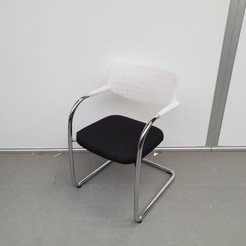 Vitra Visavis vergaderstoel - zwarte stof (alleen per set), Huis en Inrichting, Ophalen of Verzenden, Nieuw