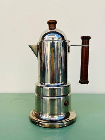 VEV Viganò - Koffiepot - Kontessa - Staal, Antiek en Kunst