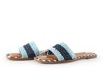 Tamaris Slippers in maat 41 Blauw, Kleding | Dames, Schoenen, Zo goed als nieuw, Slippers, Tamaris, Verzenden