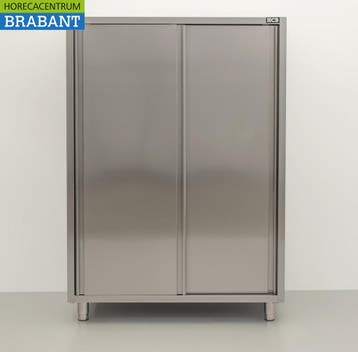 RVS HCB Servieskast Werkkast Kast 2 schuifdeuren, Ophalen of Verzenden, Nieuw in verpakking