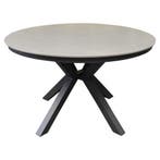 Samantha dining tuintafel 144xH75 cm rond antraciet, Ophalen of Verzenden, Nieuw