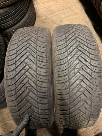 2x HANKOOK195/60 VR15 KINERGY 4S2 Dot 2024 incl. montage, Gebruikt, 15 inch, All Season, Band(en)