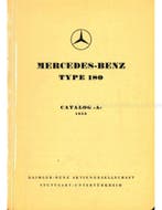 1953 MERCEDES BENZ 180 ONDERDELENHANDBOEK