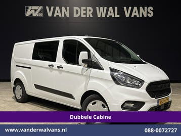 Ford Transit Custom | 2.0 TDCI 130pk Automaat L2H1 Dubbele, Automaat, Gebruikt, Euro 6, Wit