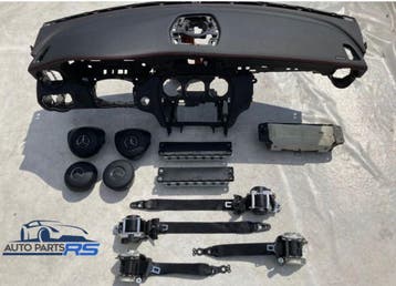 Dashboard + Airbags + Veiligheidsgordels Mercedes W205, Auto-onderdelen, Dashboard en Schakelaars, Verzenden, Gebruikt, Mercedes-Benz