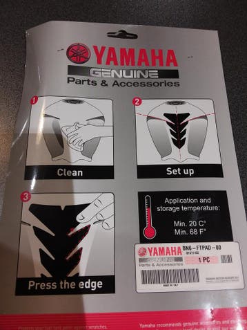 Yamaha YZF R6 tankpad orgineel, Ophalen of Verzenden, Nieuw