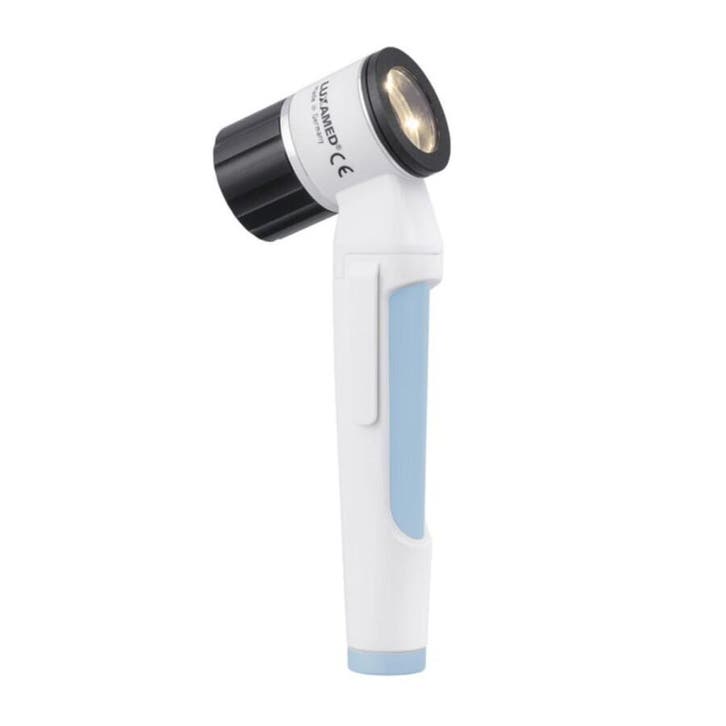 LuxaScope Dermatoscoop LED 2.5 V blauw met schaalverdeling, Diversen, Verpleegmiddelen, Nieuw, Verzenden